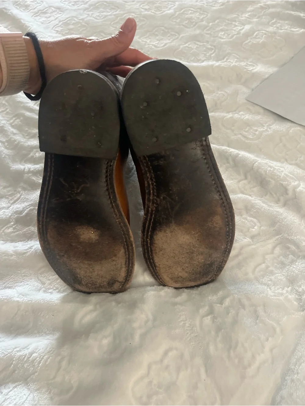 Cody James boys Two-Tone Brown and Black Western Boots with Lightning Stitching